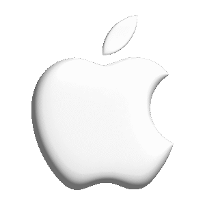 Mac support with apple logo