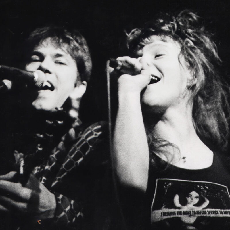 Portrait of Daron and Isabel, members of Drugstore