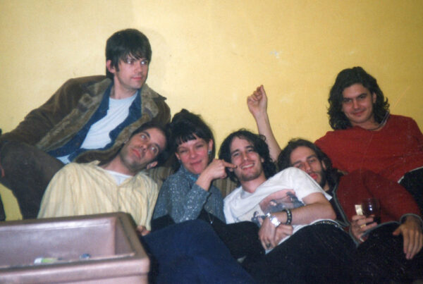 Drugstore dressing room with Jeff Buckley
